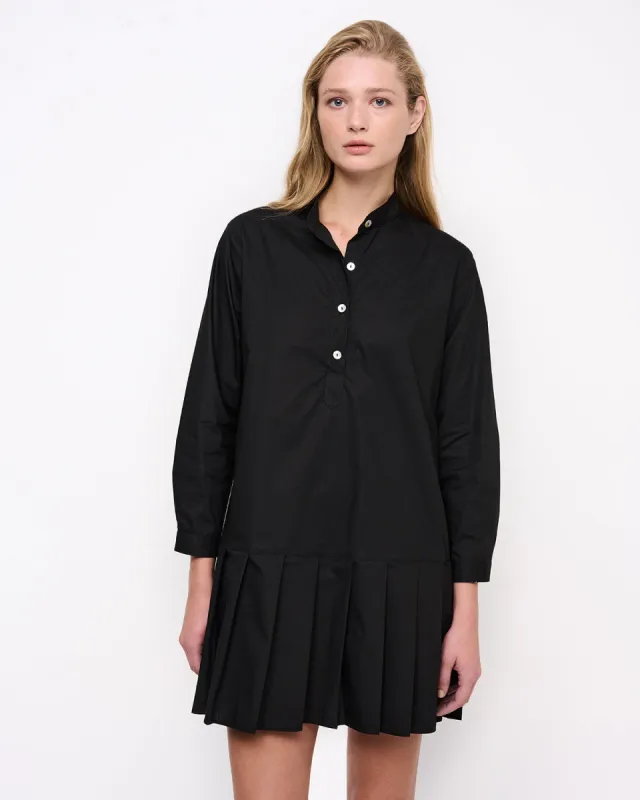Pleated Mini Dress Black sold by Ivalo.com
