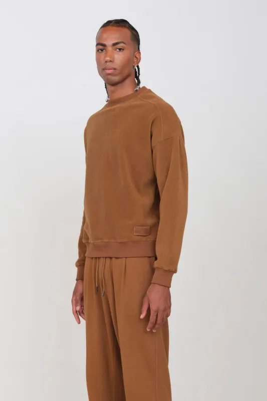 Men's Fleece Crew Neck Peanut sold by Ivalo.com
