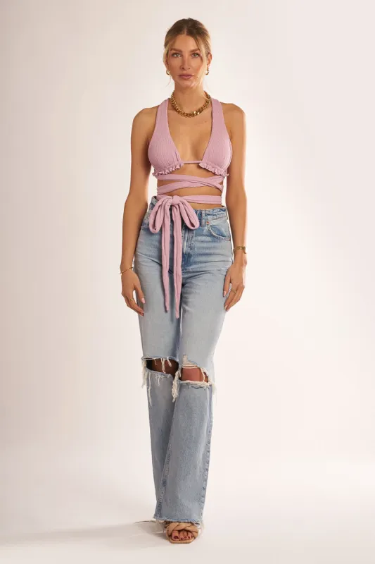 Zaira Top - Lilac made by JANTHEE