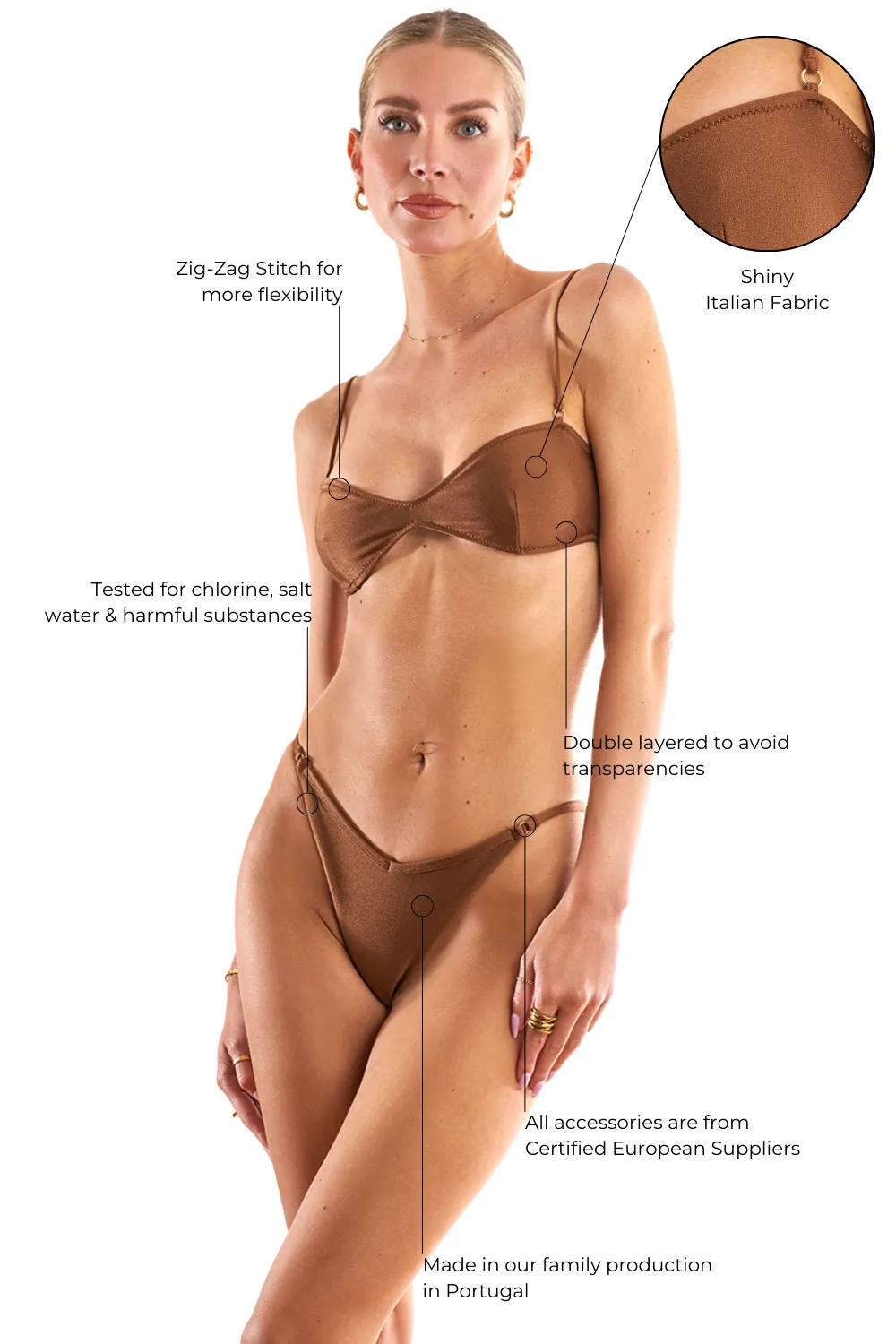 Jaz Top - Espresso sold by JANTHEE product image thumbnail 3