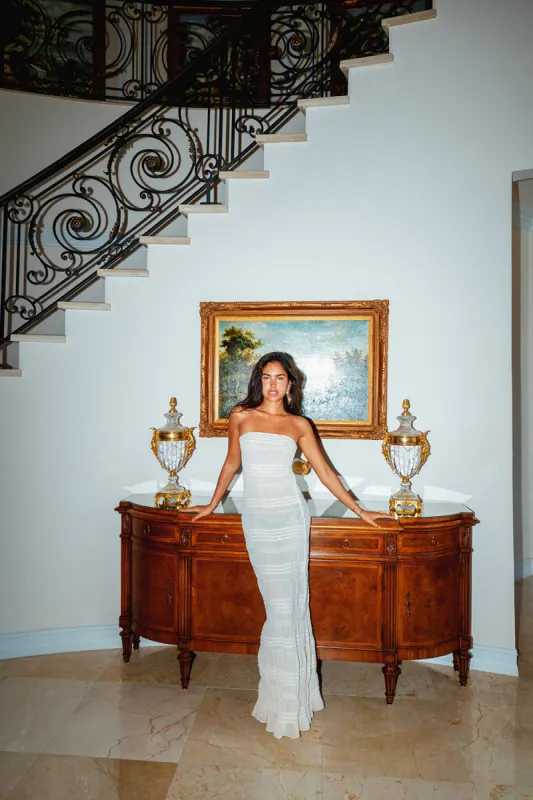 Danko Dress - Snow sold by JANTHEE