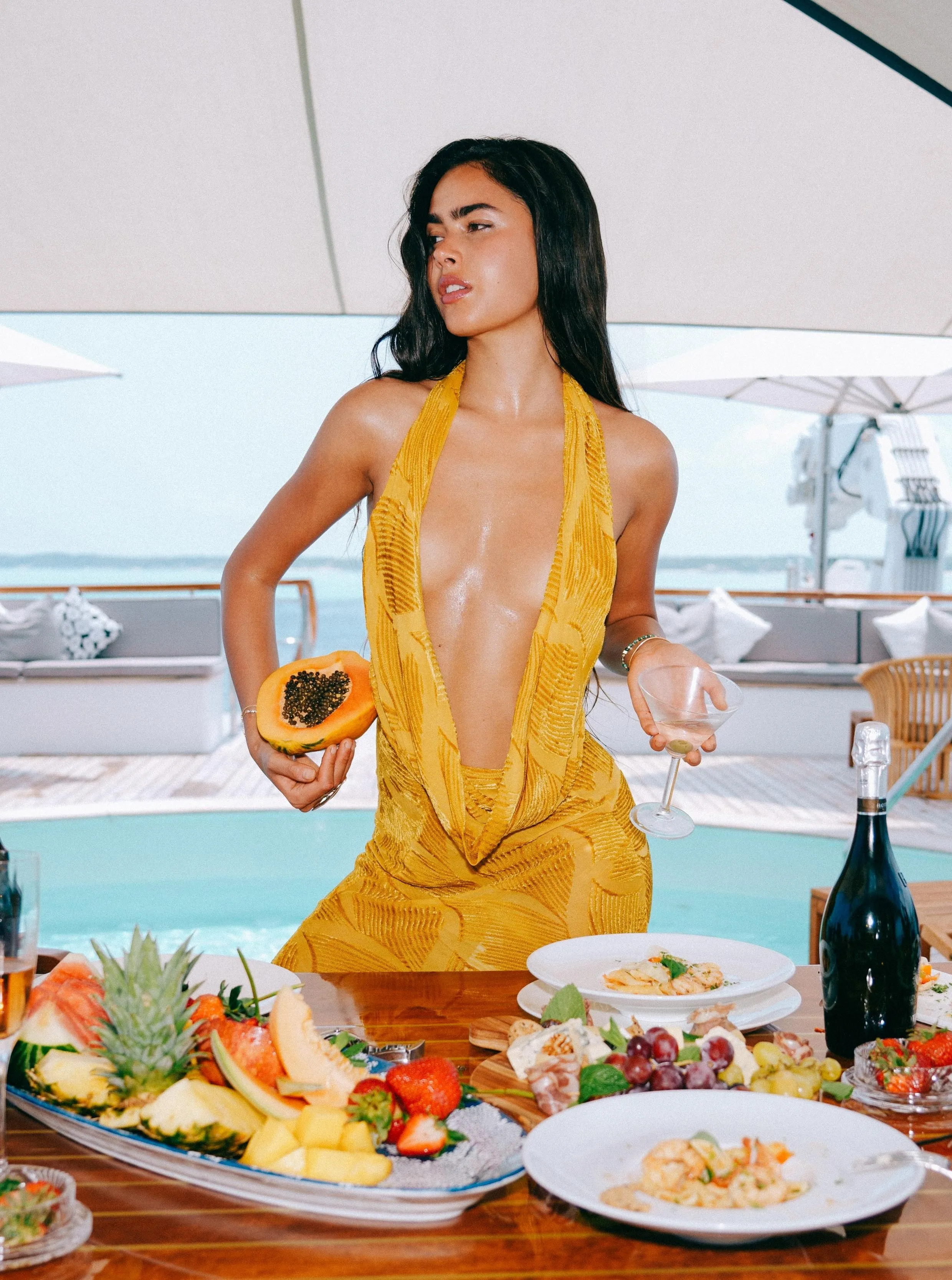 Mona Dress - Citrine sold by JANTHEE product image thumbnail 4