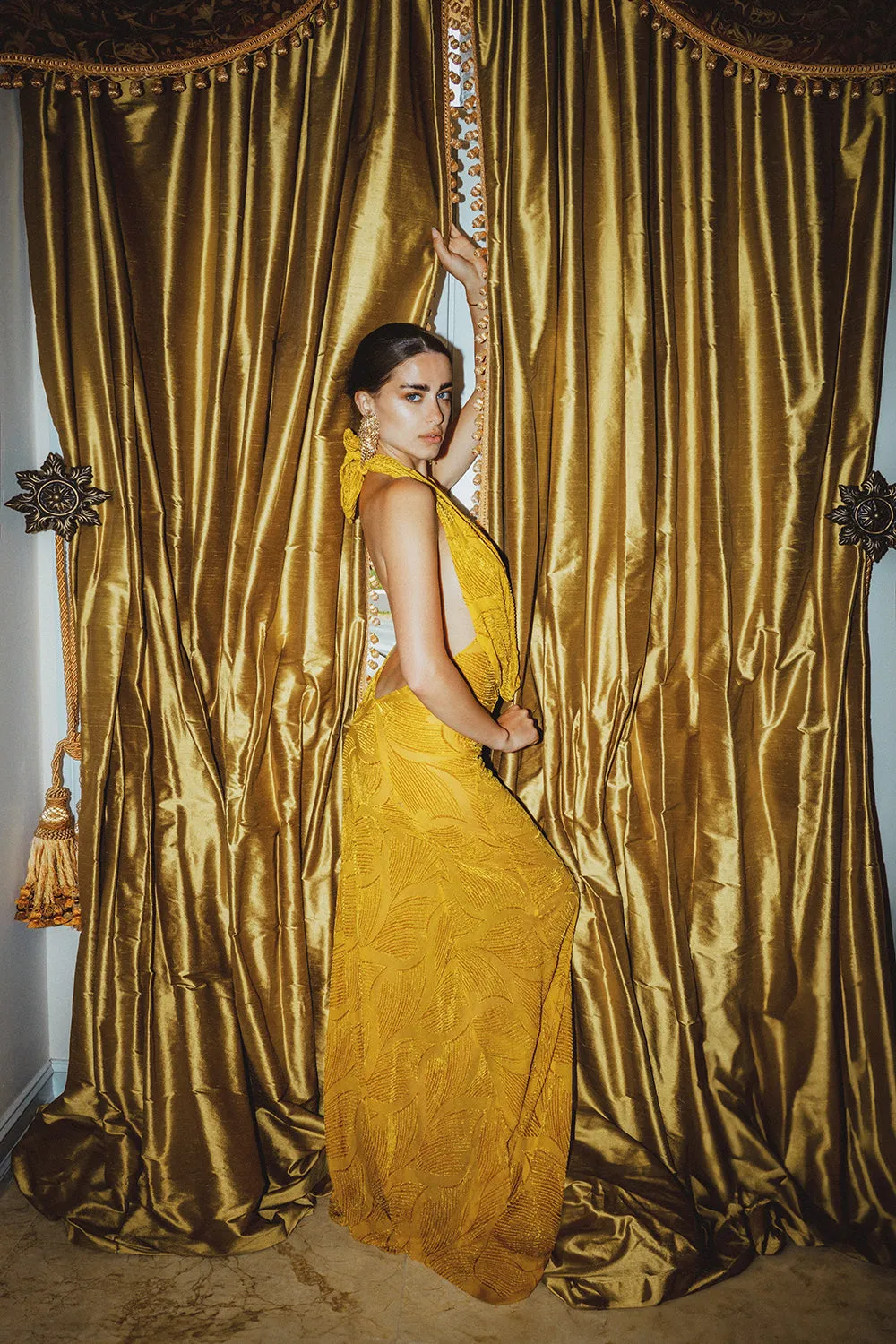 Mona Dress - Citrine sold by JANTHEE product image thumbnail 2