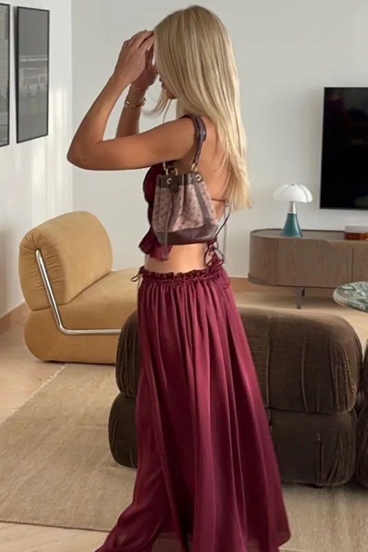 Cindy Skirt - Raspberry made by JANTHEE