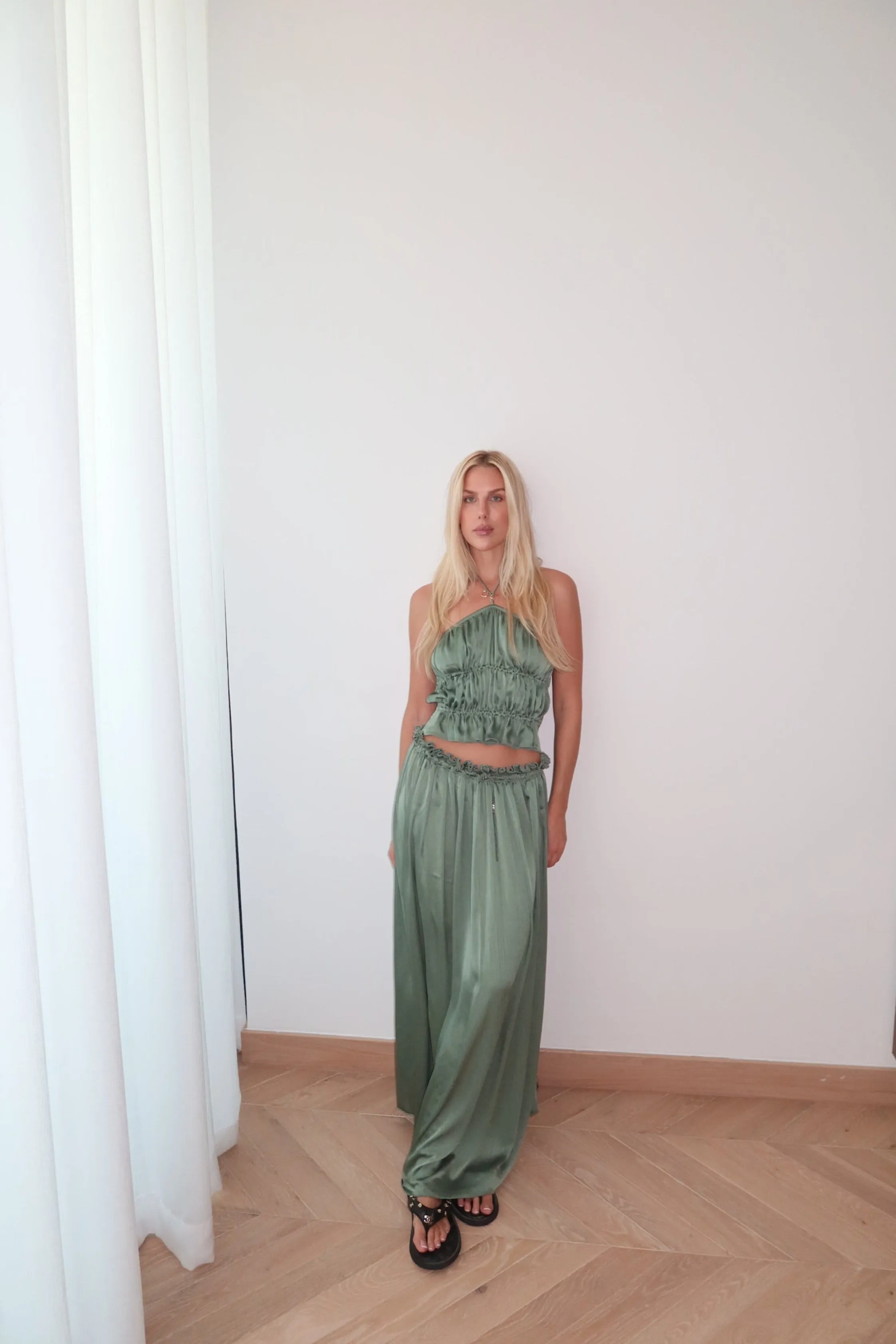 Cindy Skirt - Mint sold by JANTHEE