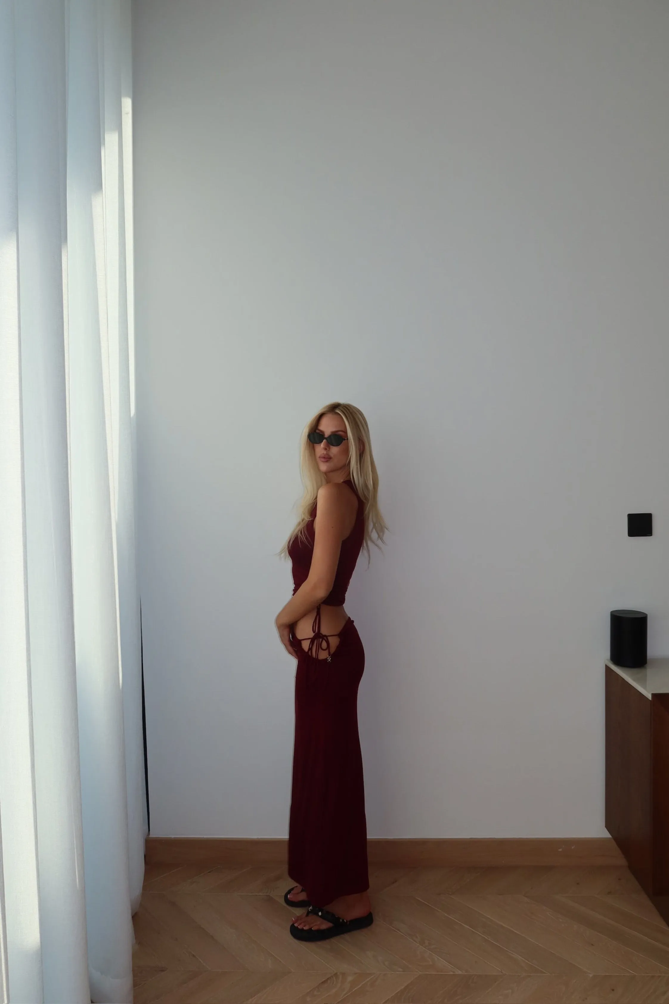 Reem Skirt - Raspberry sold by JANTHEE product image thumbnail 4