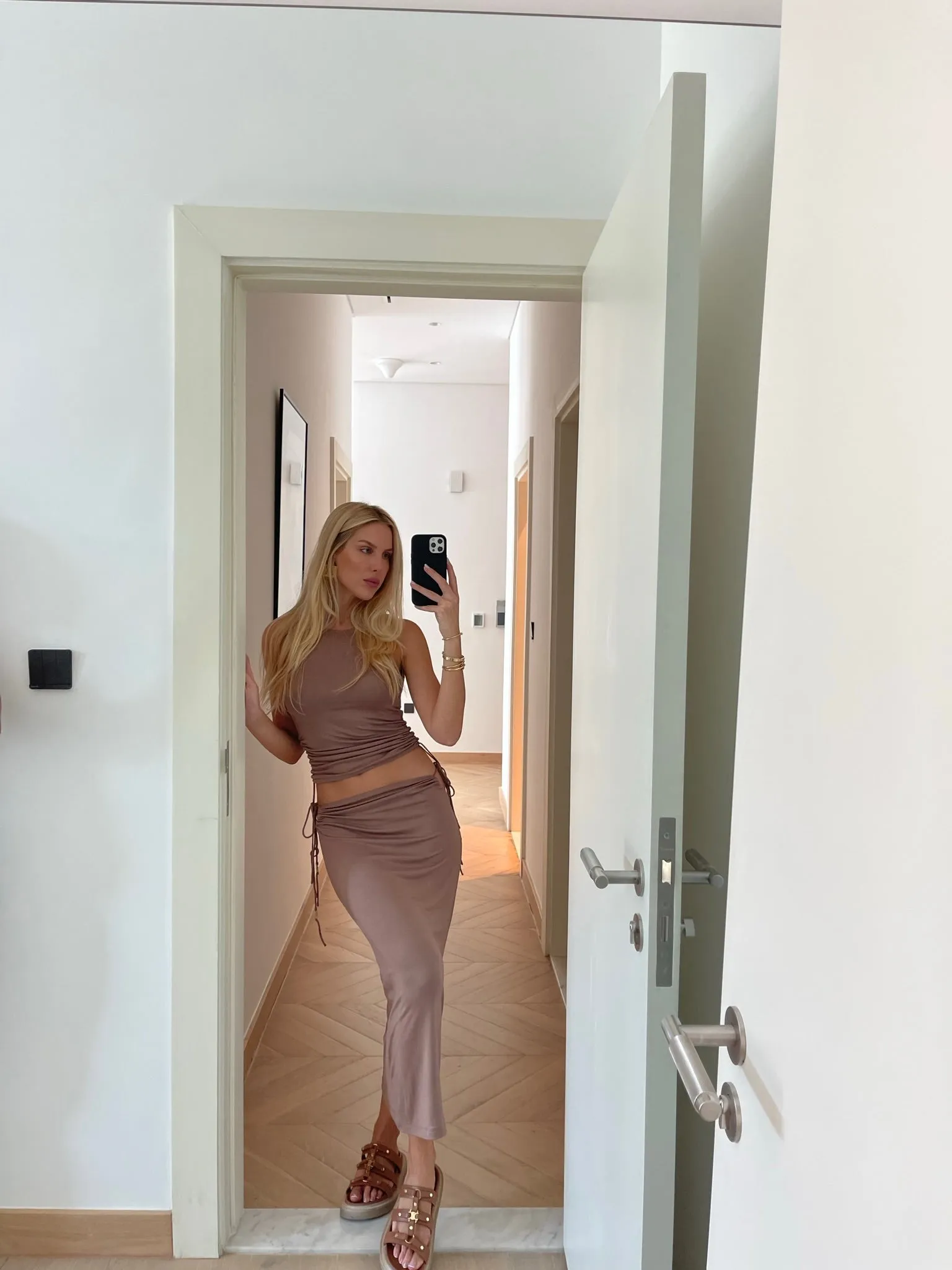 Reem Skirt - Latte sold by JANTHEE product image thumbnail 4