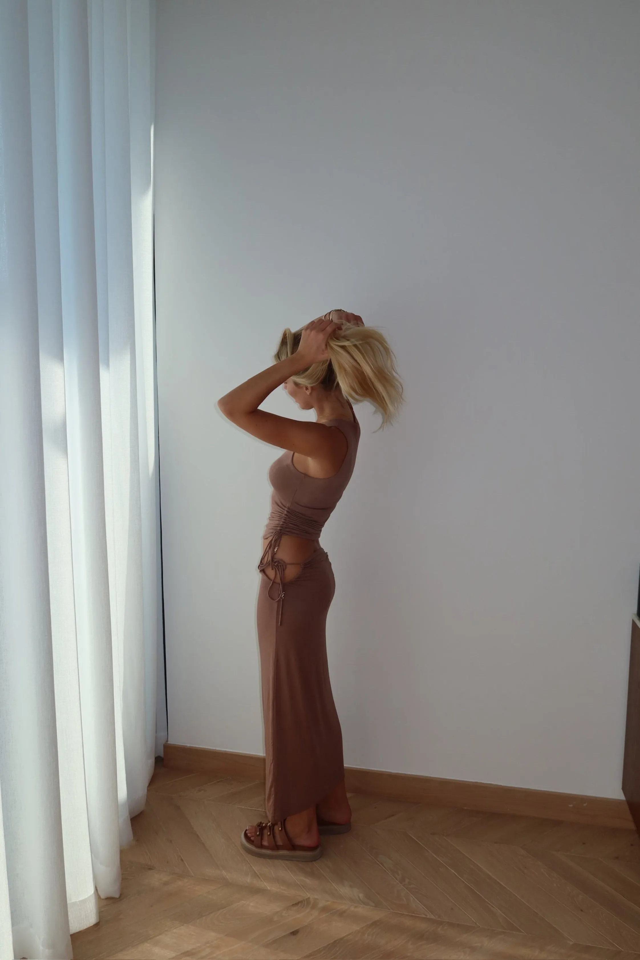 Reem Skirt - Latte sold by JANTHEE product image thumbnail 3