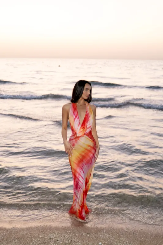 Mona Dress - Lava sold by JANTHEE