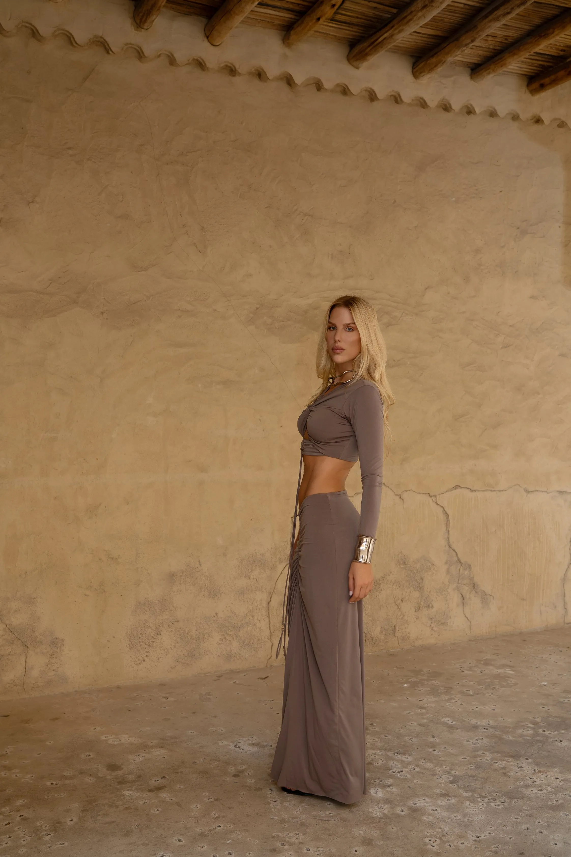 Lamis Skirt - Mist sold by JANTHEE product image thumbnail 2