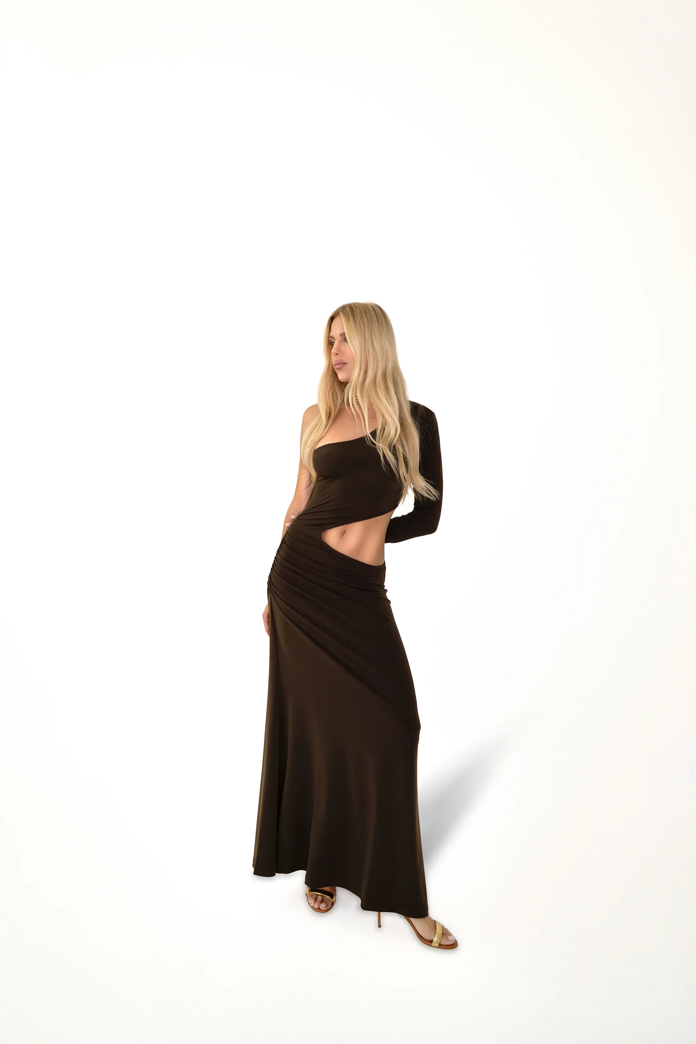 Esme Dress - Truffle sold by JANTHEE product image thumbnail 3