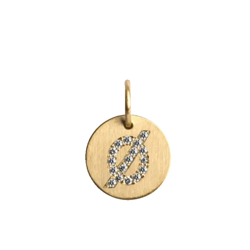 Lovetag Pendant with Diamonds Ø sold by Jane Koenig