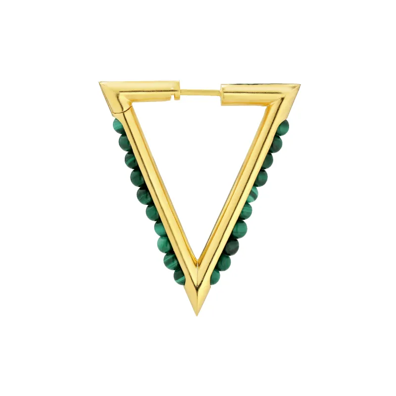 Bermuda Malachite Earring sold by Jane Koenig