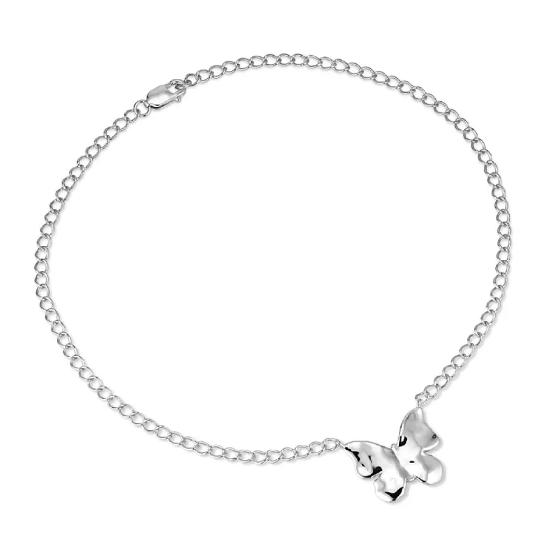 Butterfly Anklet Chain 24cm made by Jane Koenig