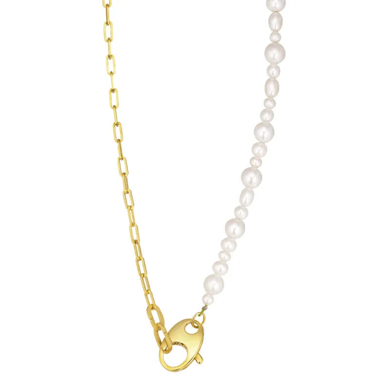 Atomic Pearl Chain Necklace sold by Jane Koenig