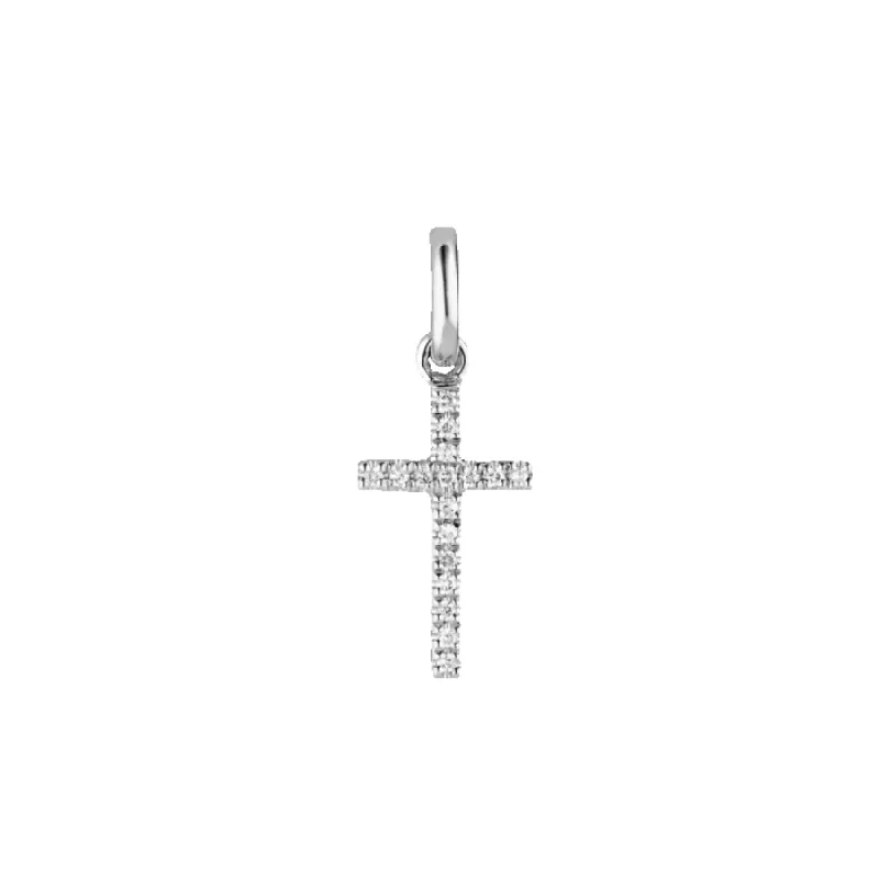 Small Cross Pendant with Diamonds 0,04 CT sold by Jane Koenig