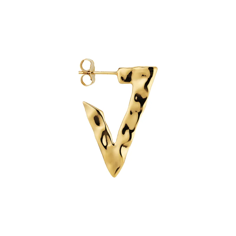 Bruised Triangle Hoop sold by Jane Koenig