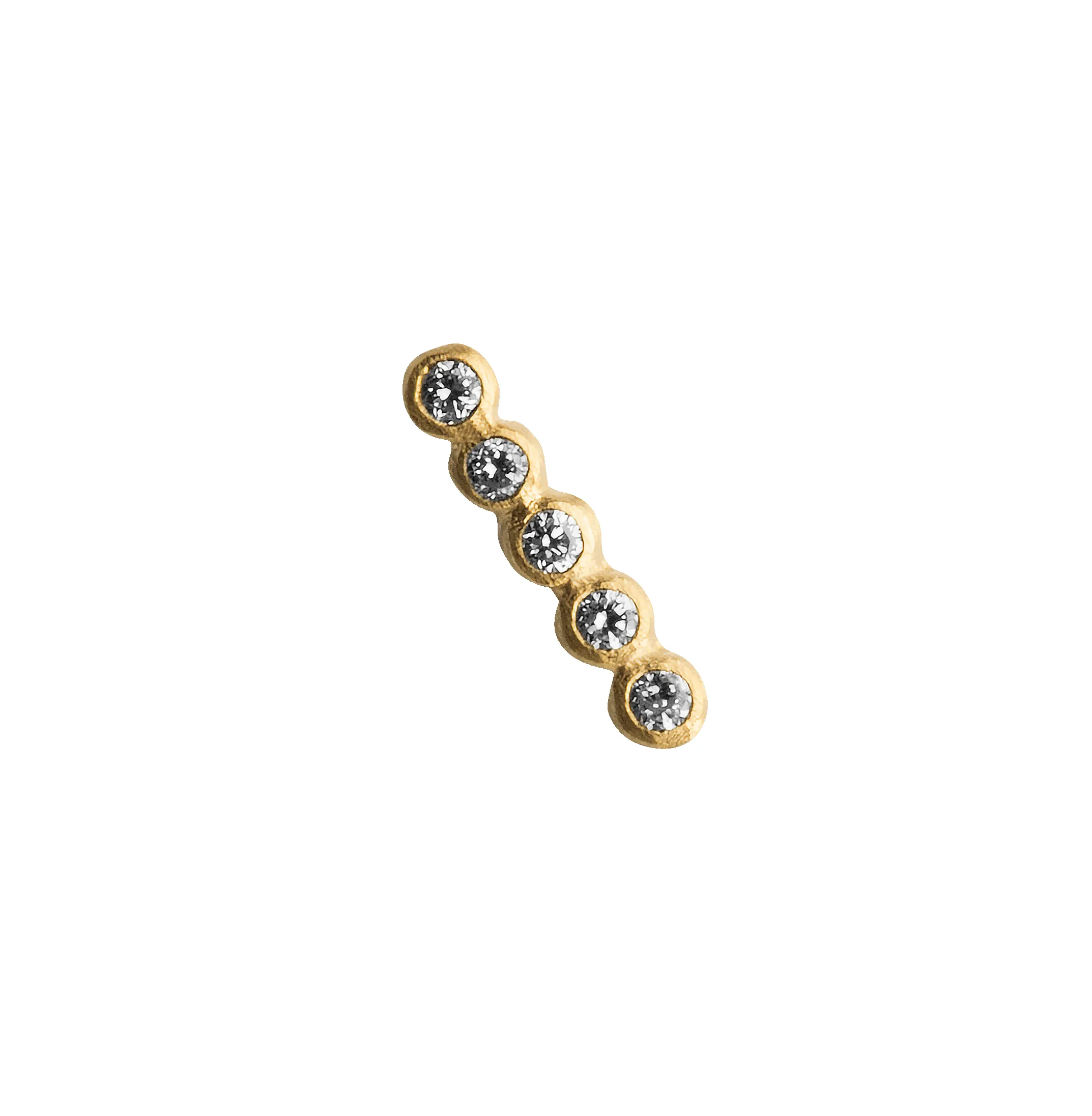 Ball Row Earring with Diamonds sold by Jane Koenig product image thumbnail 2