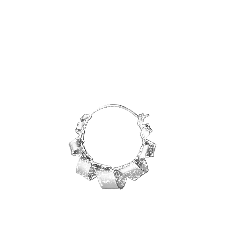 Small Curly Hoop sold by Jane Koenig