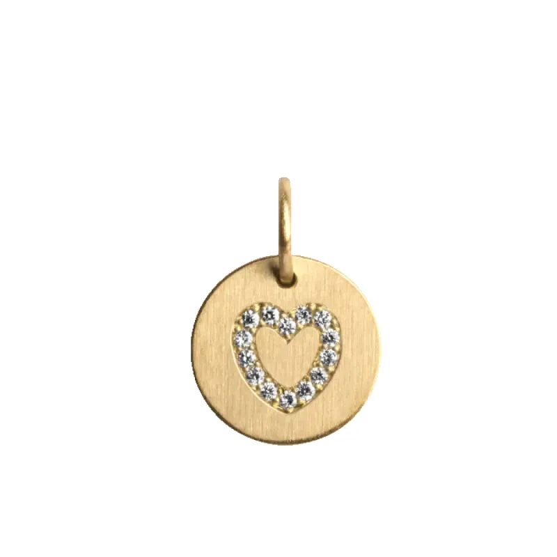 Lovetag Pendant with Diamonds Heart sold by Jane Koenig