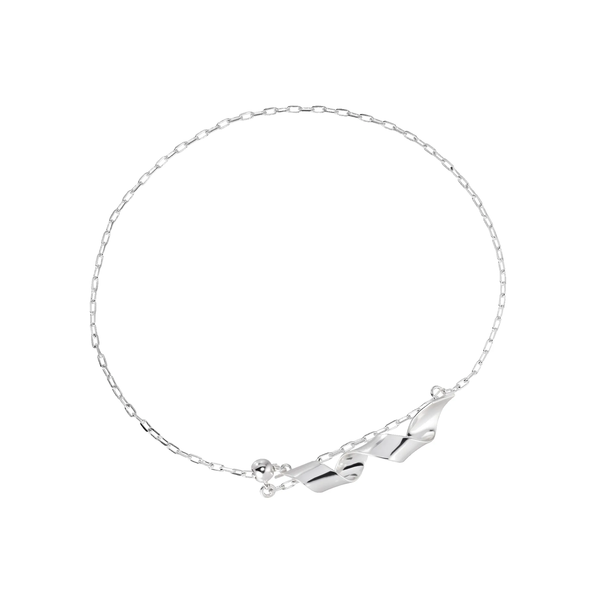 Swirl Anklet Chain sold by Jane Koenig product image thumbnail 3