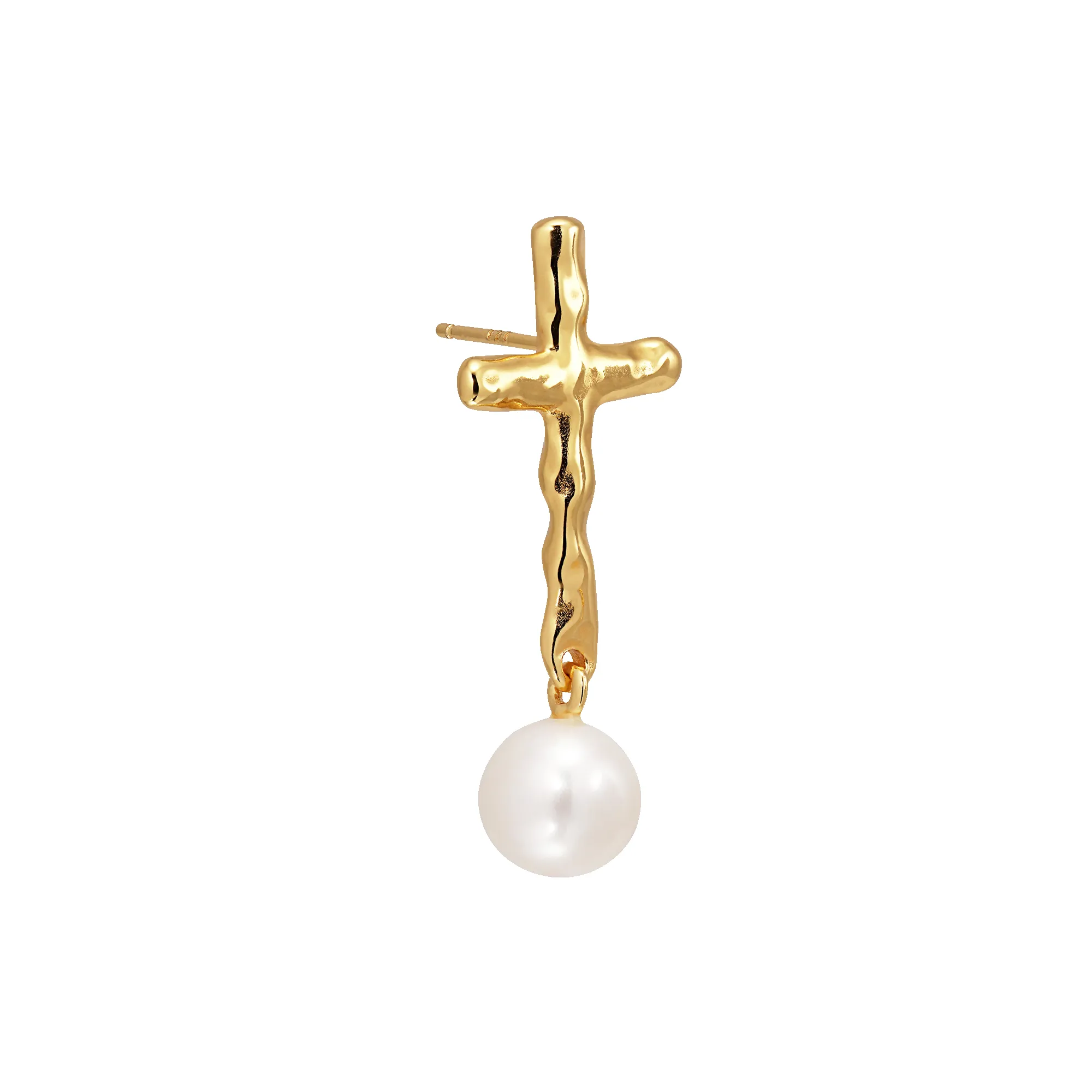 Mary Stud with pearl sold by Jane Koenig