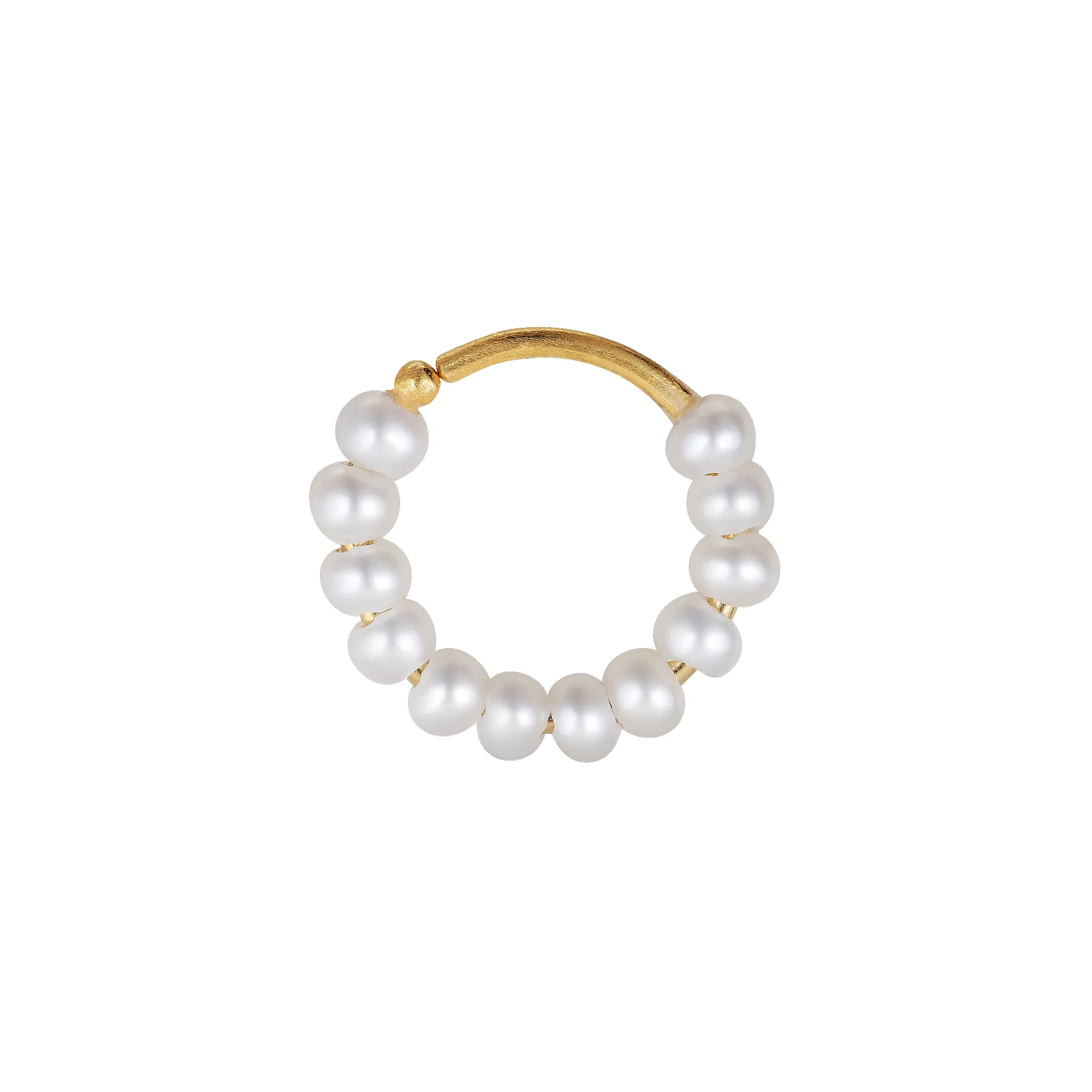 Row Pearl Twist Earring sold by Jane Koenig product image thumbnail 2