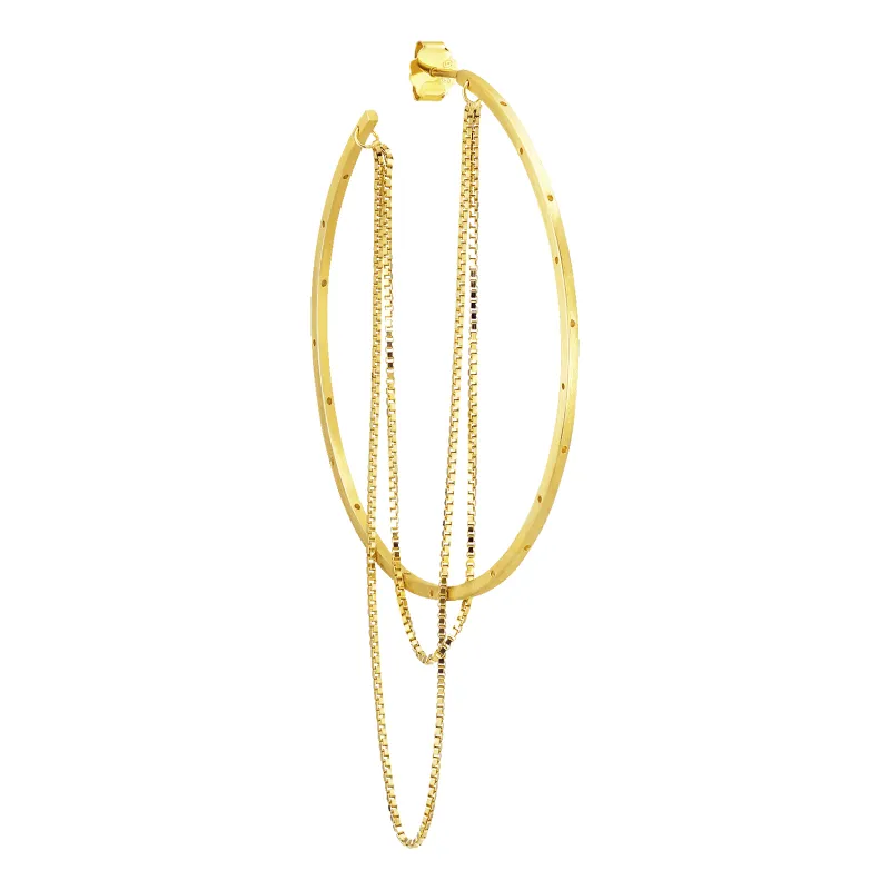 Big Orbis Chain Hoop sold by Jane Koenig