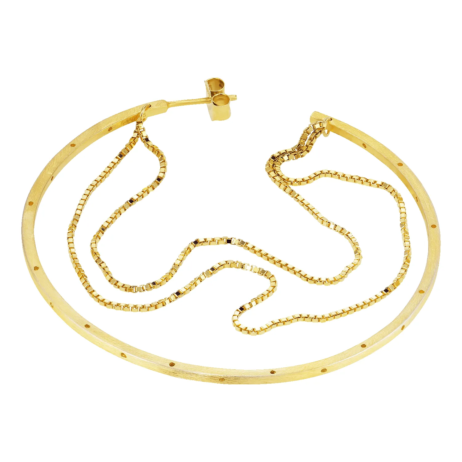 Big Orbis Chain Hoop sold by Jane Koenig product image thumbnail 4