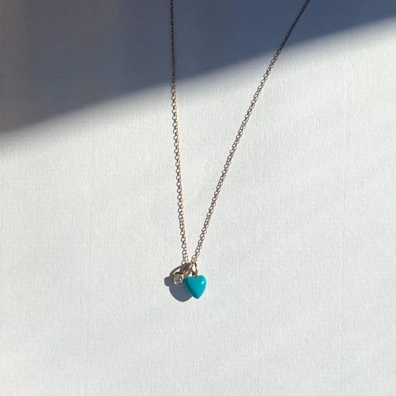 Turquoise Heart sold by Jane Koenig