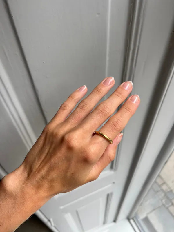 Starring in 14K gold with 5 brilliants sold by Jane Koenig