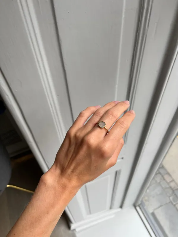 Square Grey Sapphire Ring sold by Jane Koenig