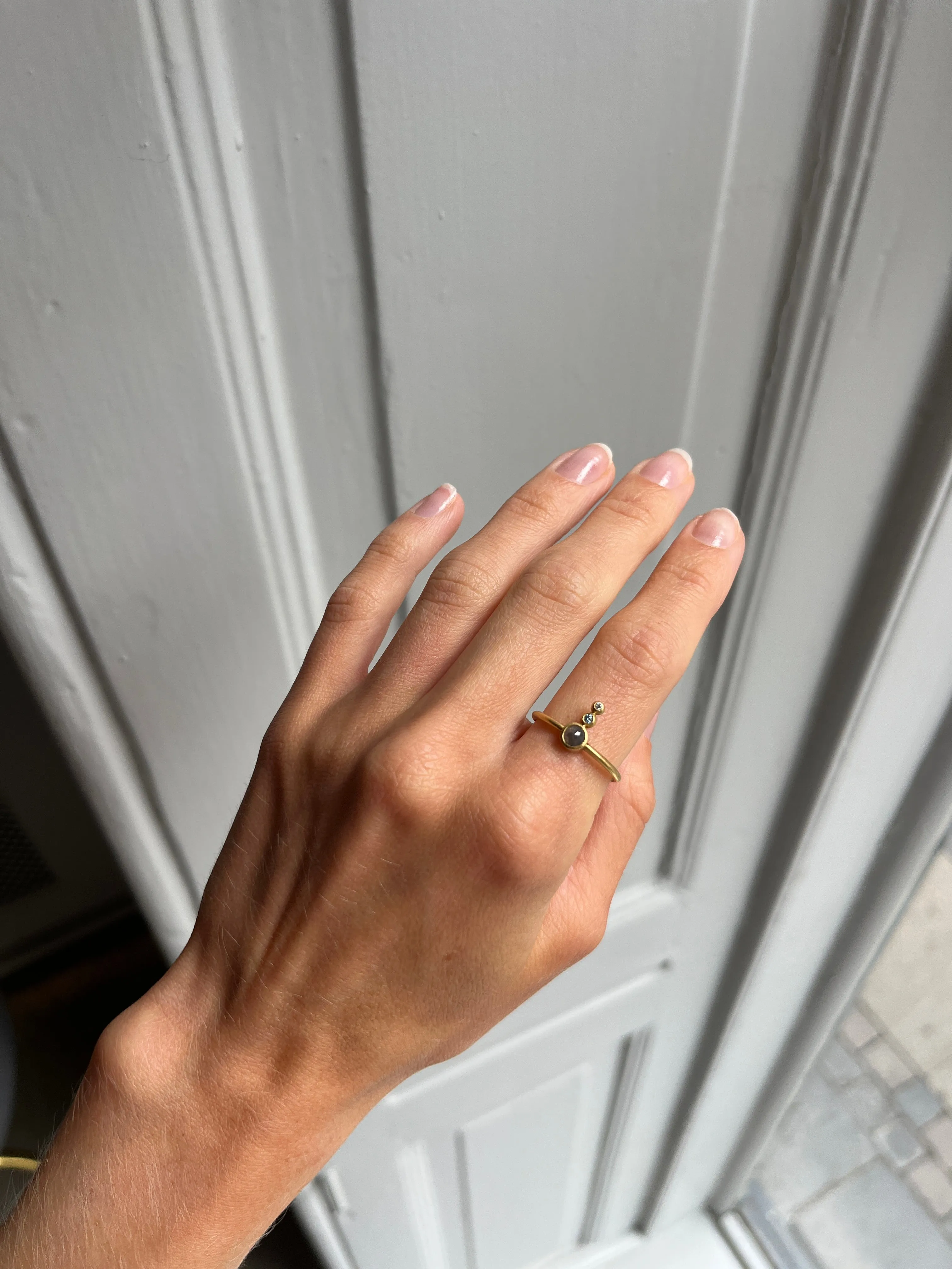 Rose Cut diamondring with brilliants sold by Jane Koenig product image thumbnail 3