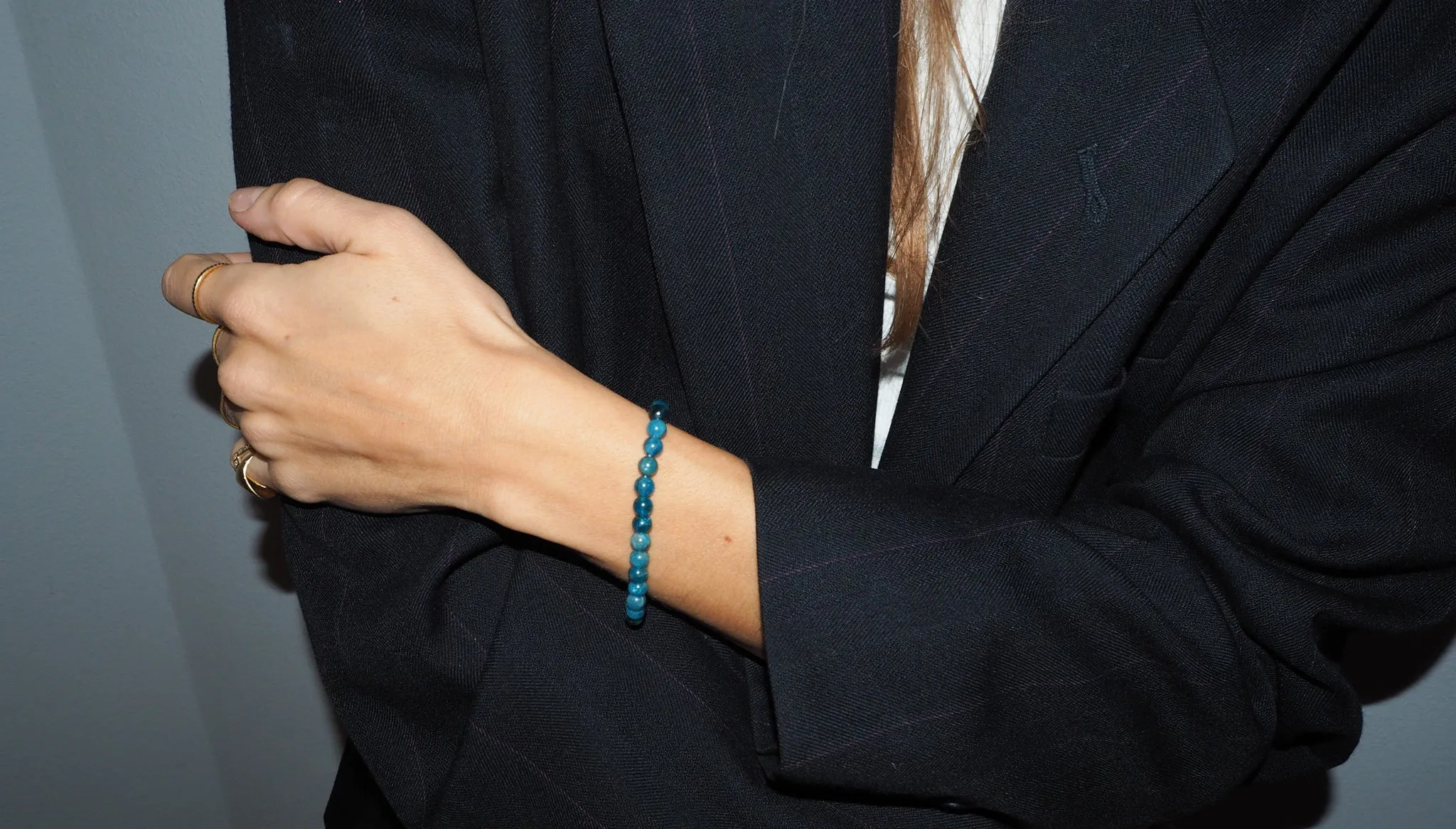 Blue Apatite Bracelet sold by Jane Koenig product image thumbnail 4