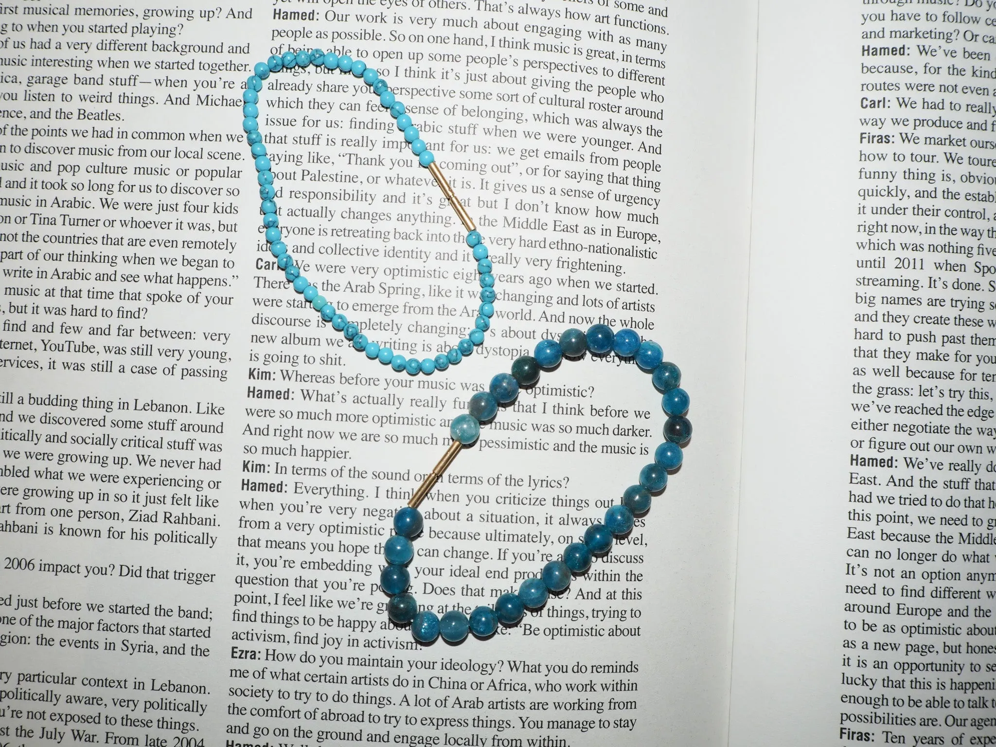 Blue Apatite Bracelet sold by Jane Koenig product image thumbnail 3