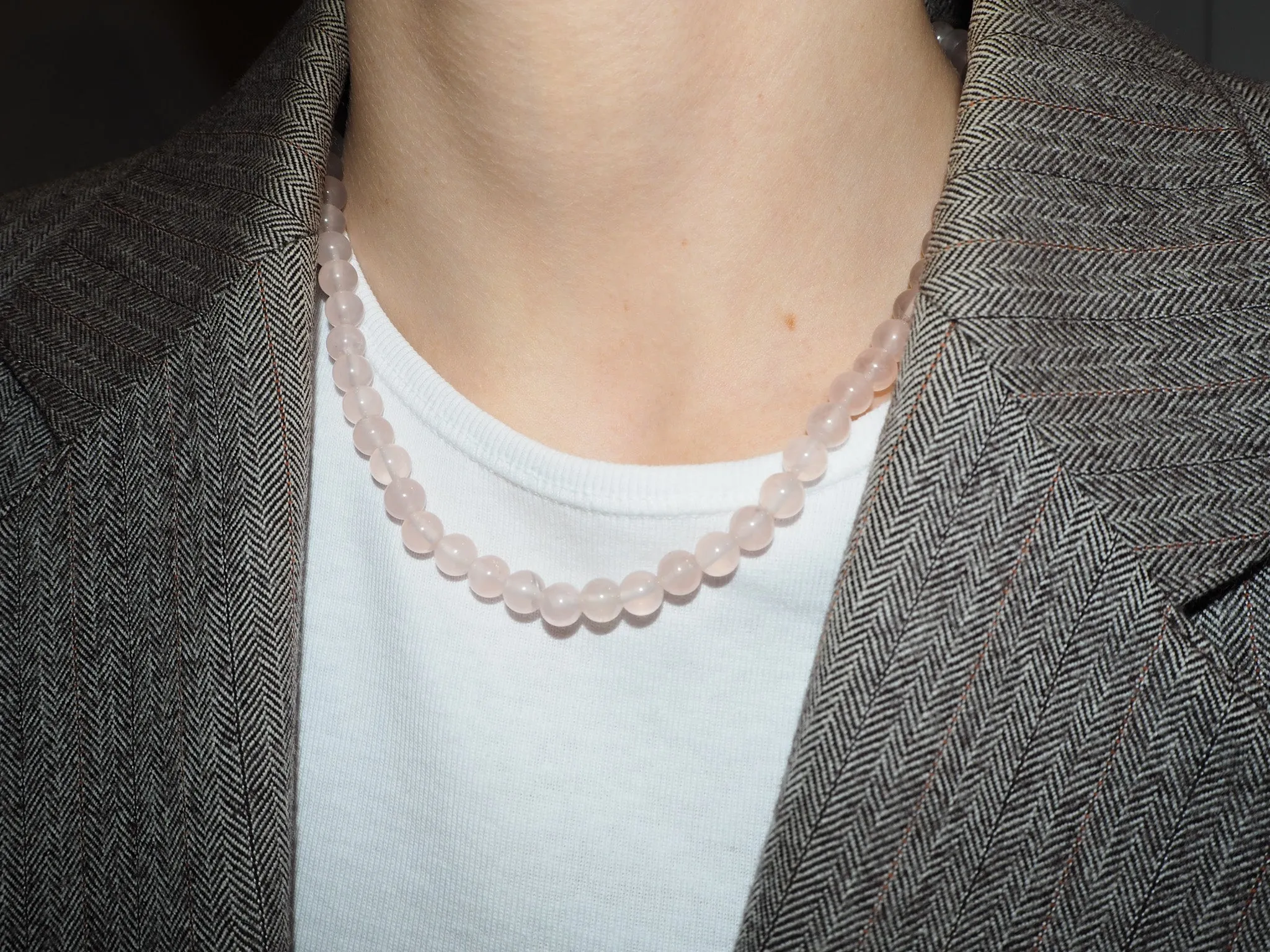 Rosa quartz Necklace sold by Jane Koenig product image thumbnail 3