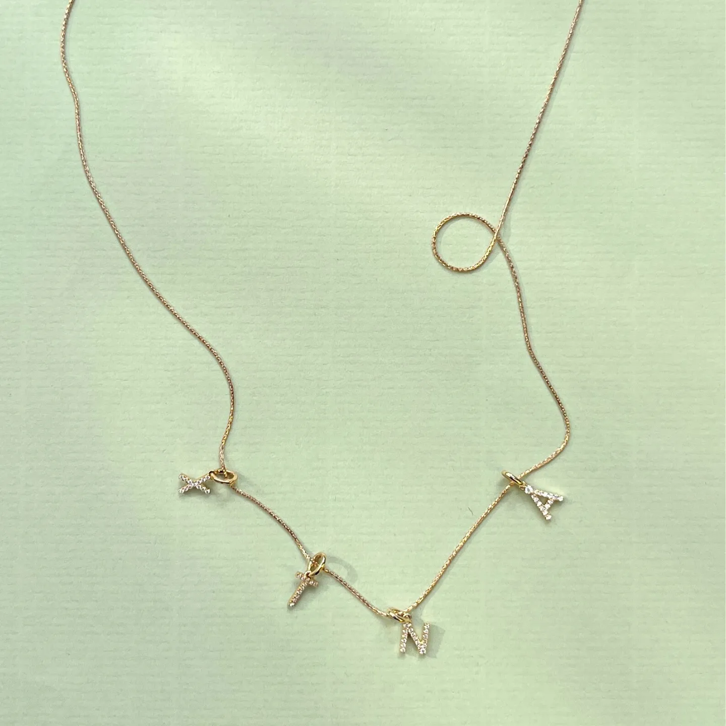 Letter Pendant with Diamonds sold by Jane Koenig product image thumbnail 2