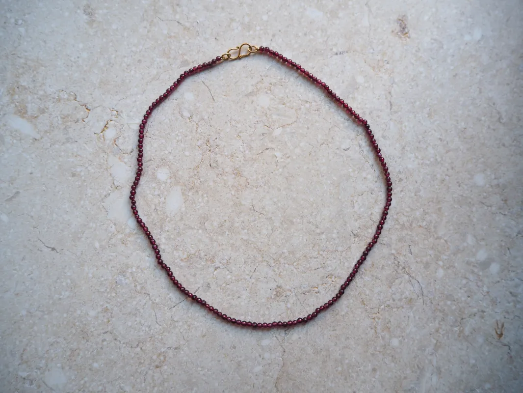 Small Garnet Necklace sold by Jane Koenig