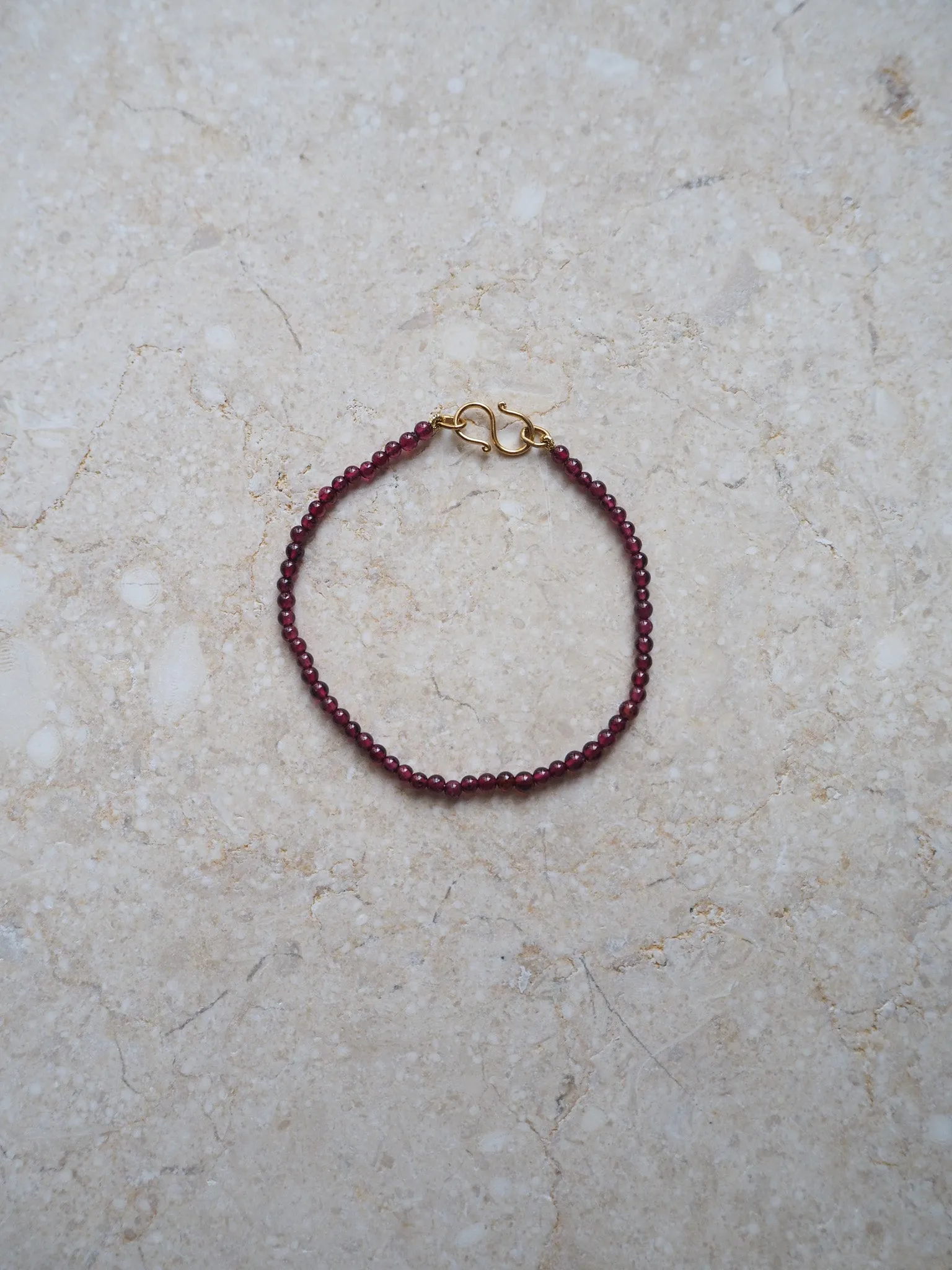 Small Garnet Bracelet sold by Jane Koenig