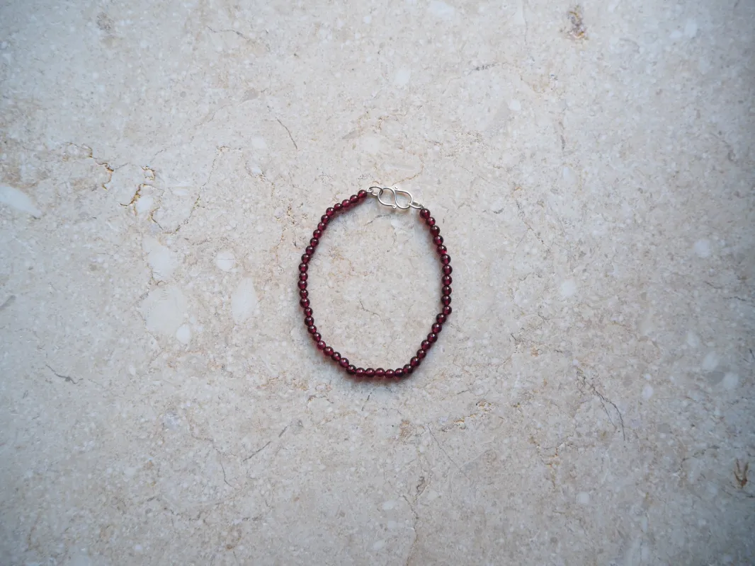 Garnet Bracelet made by Jane Koenig
