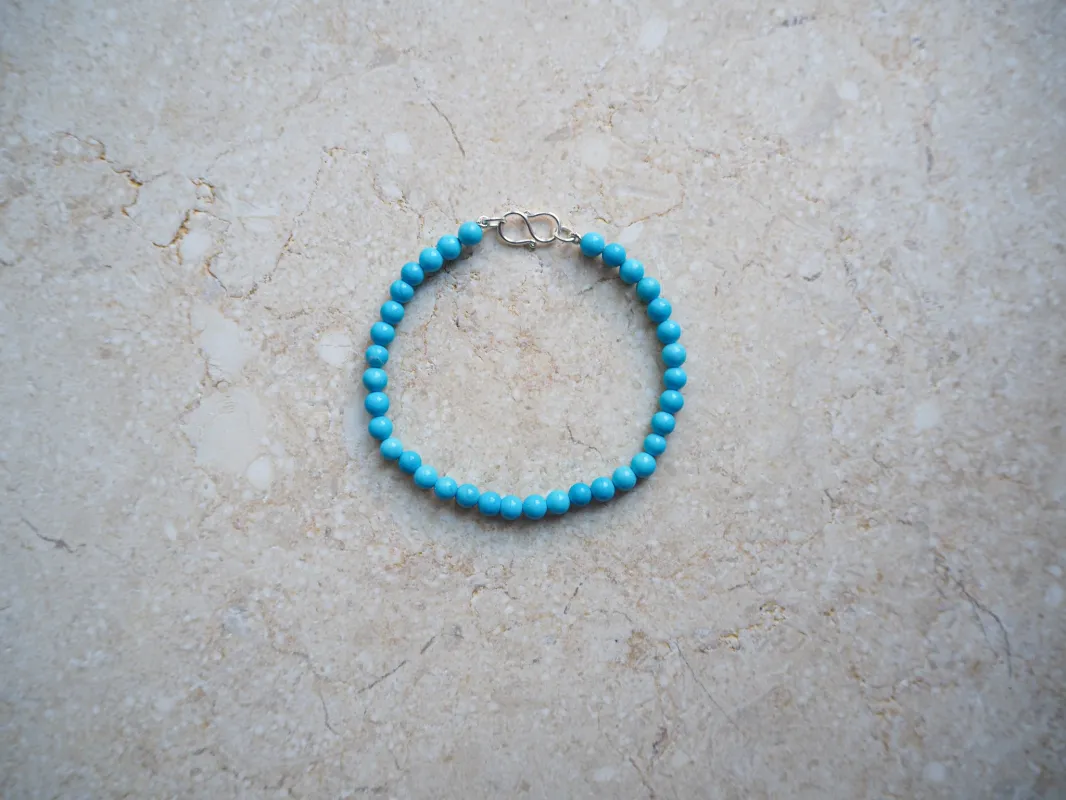 Turquoise Silver Bracelet sold by Jane Koenig