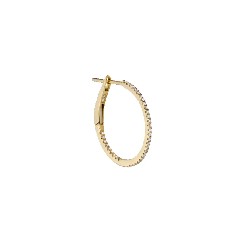 Diamond Hoops MINI Ø 19,05 mm sold by Jane Koenig