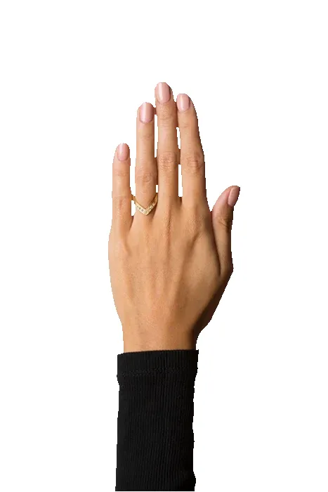 Diamond V Ring sold by Jane Koenig product image thumbnail 4