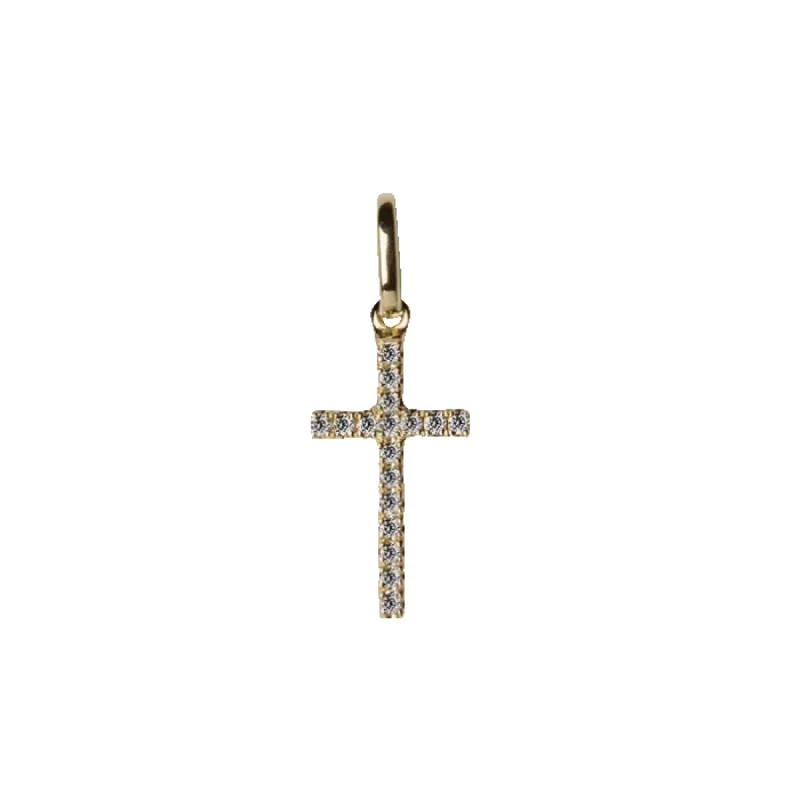 Small Cross Pendant with Diamonds 0,04 CT sold by Jane Koenig