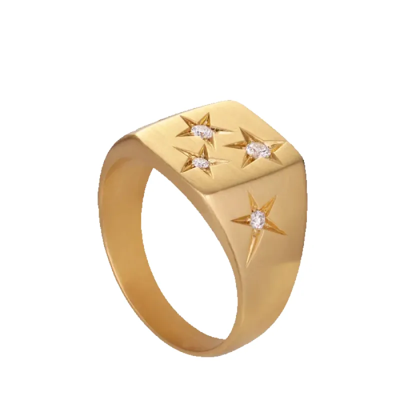 Diamond Signet Ring sold by Jane Koenig