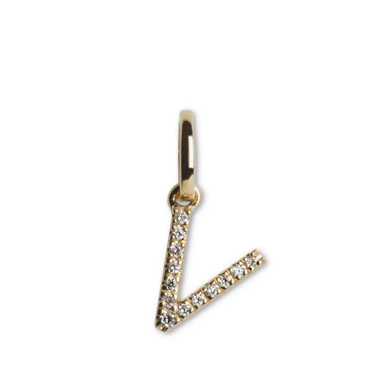 Letter Pendant with Diamonds sold by Jane Koenig