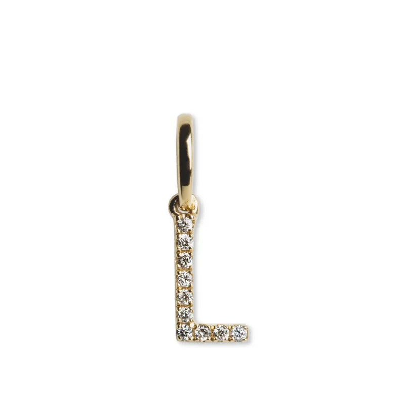 Letter Pendant with Diamonds sold by Jane Koenig