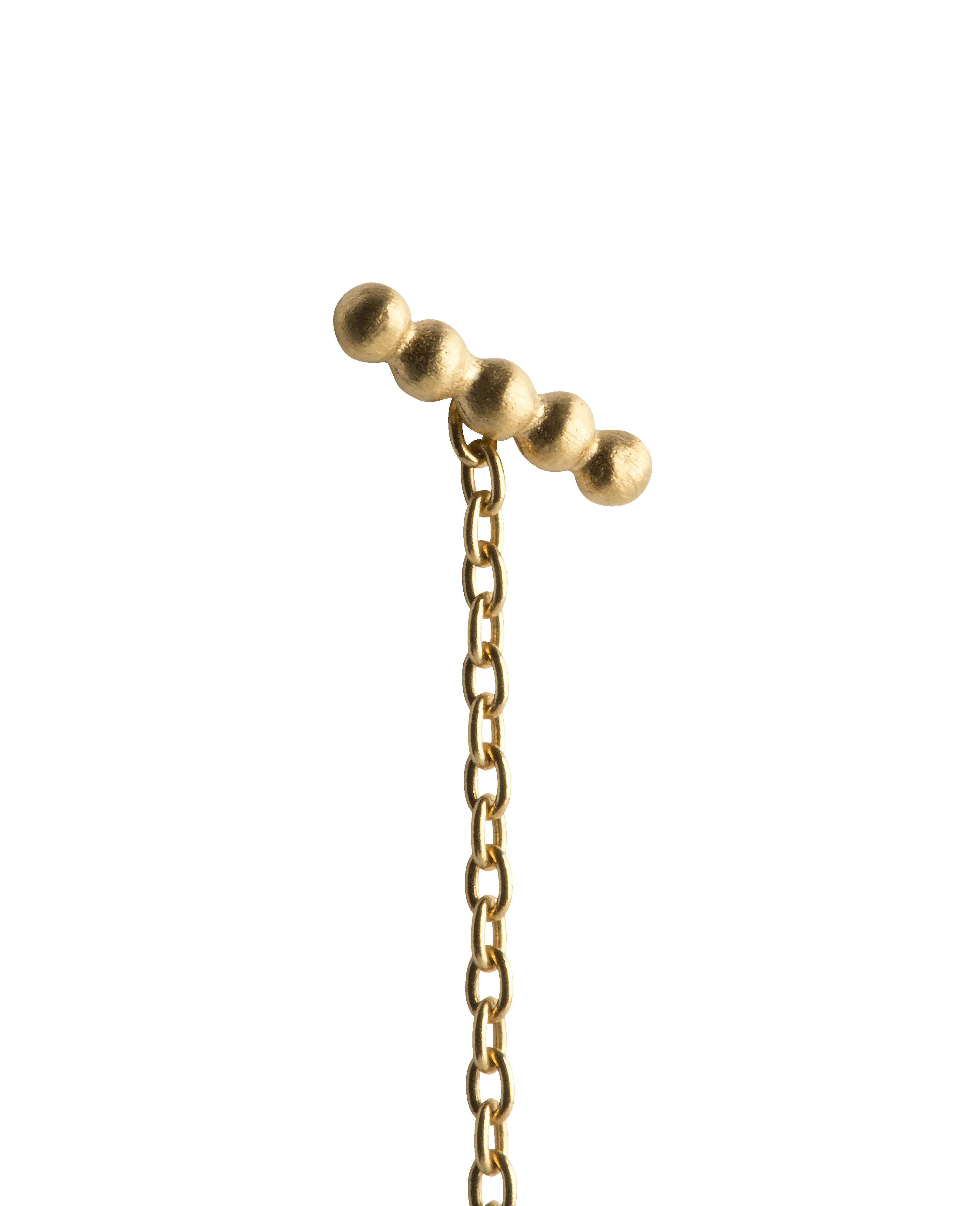 Chain Earring with Ball Row sold by Jane Koenig