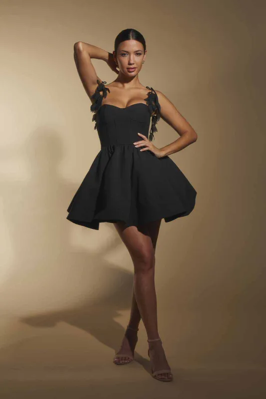 Luca Corset Mini Dress with Tie Shoulder Detail sold by Jarlo London