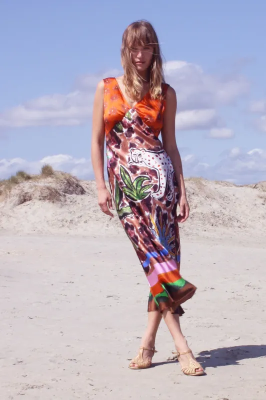 Sleeveless Midi Dress / "Lolana" sold by Jessica Russell Flint